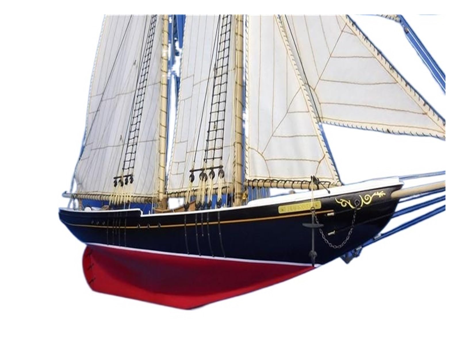 Amazon | Bluenose モデル ヨット 1:72 730 mm 木製船モデル